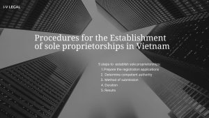 procedures for the Establishment of sole proprietorships in Vietnam