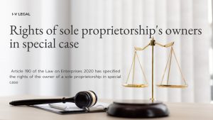 Rights of sole proprietorship's owner in special case