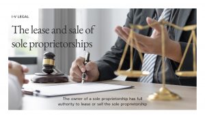 The lease and sale of sole proprietorship