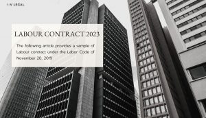 Labor contract template